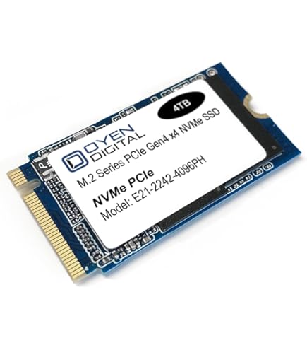 Transcend M.2 NVMe SSD 2TB 2242 PCIe Gen4x4 Max Read: 5,000MB/s